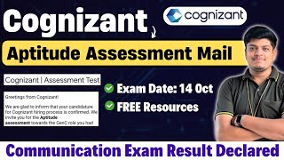 Cognizant Communication Assessment Result Declared  Cognizant Aptitude Exam Pattern amp Resources [upl. by Palecek]