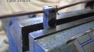 Dénudeur câble électrique rom1f manuel wire stripper manual video [upl. by Are]