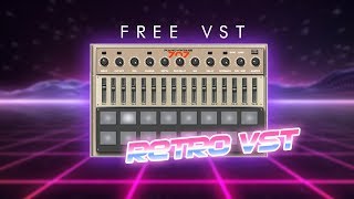 FREE  RETRO DRUMS VST 🥁 [upl. by Buller]