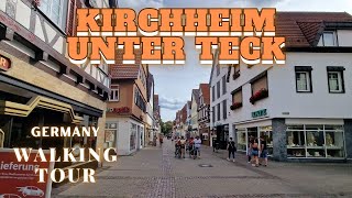 4K WALKING TOUR IN KIRCHHEIM UNTER TECK  GERMANY 🇩🇪 [upl. by Eikkin]