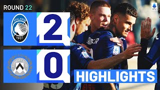 ATALANTAUDINESE 20  HIGHLIGHTS  Scamacca back on the scoresheet  Serie A 202324 [upl. by Sorcim273]