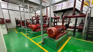 Fire Pump room full details with water curtain system 🔥 [upl. by Lleoj]