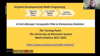 AMATYC Webinar 101023  One Corequisite Course for Both Statistics and Quantitative Reasoning [upl. by Bohlen]