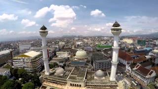 Alun Alun Bandung  Masjid Raya Bandung  P2V with Zenmuse and GoPro in 4K [upl. by Llerut321]