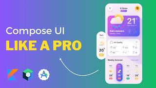 Jetpack Compose Tutorial  Weather App Android Studio Project [upl. by Ilse]
