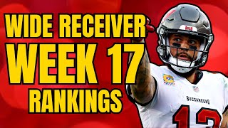 Top 36 Wide Receiver Rankings amp Tiers  Week 17 Fantasy Football [upl. by Klatt]