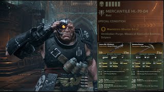 Darktide Ogryn Auric Maelstrom B I IV Mercantile HL7004 [upl. by Llednew120]