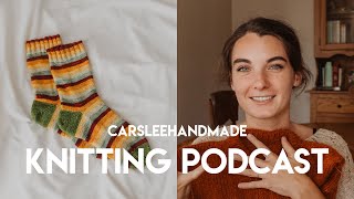 Knitting Podcast Ep 31  Adding to my sock collection [upl. by Ahsyekat542]