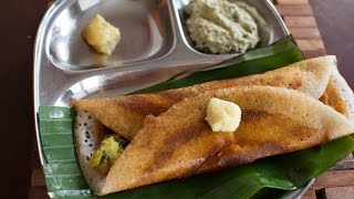 Masala Dosa  Masala Dosa batter and Red chutney  Kempu Chutney and Masala Dosa batter Recipe [upl. by Alleacim]