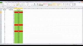 How To Use Basic Conditional Formatting with an IF Statement in Excel 2010 [upl. by Wiggins900]