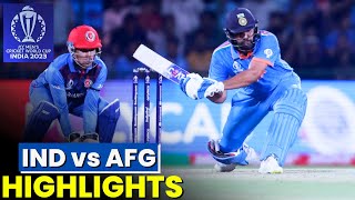 India vs Afghanistan Highlights  World Cup 2023  IND vs AFG HIGHLIGHTS [upl. by Casar993]