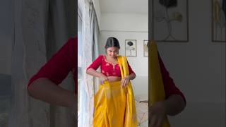 Bihari Style Mein Pehna Saree 😍 minivlog sonadey youtubeshorts vlog [upl. by Raquel]