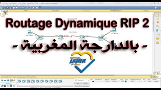 Le Routage Dynamique Rip Darija  شرح كاملة ومبسط [upl. by Frayda]