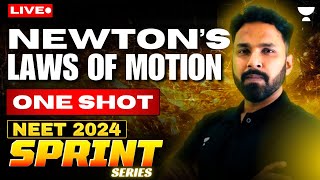 Newtons Laws of Motion  Part 1  Sprint Series for NEET 2024  Anupam Upadhyay [upl. by Laeria]