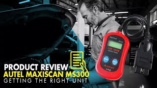 Autel Maxiscan MS300 OBD2 Scanner Review A Comprehensive Look at This Affordable Scan Tool [upl. by Neille]