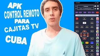 CONTROL REMOTO PARA CAJITAS TV CUBA NUEVA APLICACIÓN DISPONIBLE [upl. by Einaffyt]