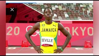 Oblique Seville 🇯🇲 wins his 100m heat at the Paris2024 Olympics time of 999s [upl. by Beaumont]