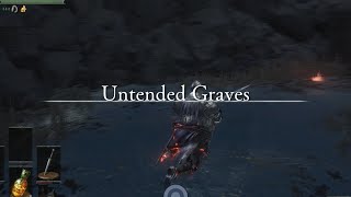 Dark Souls 3  Untended Graves Location amp Path of the Dragon Gesture Secret AchievementTrophy [upl. by Quillan]