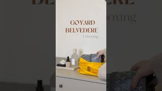 Goyard Belvedere Unboxing 🩶📦 goyard goyardbelvedere [upl. by Emoryt]