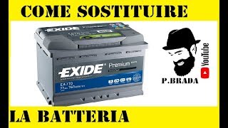 Come sostituire correttamente la batteria dellauto by Paolo Brada DIY [upl. by Vasti]