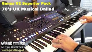 Yamaha Genos Version 2 Superior Pack Demonstration [upl. by Avad]