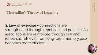 Theories of Learning Behaviorism Thorndike Skinner Tolman and Bandura [upl. by Rew]