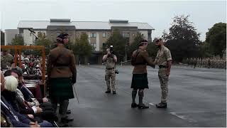 Assaye Parade 2024 06  Glencorse Bks  Milton Bridge and Presentation of Medals [upl. by Neelhsa176]