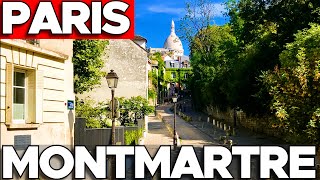 Discovering Paris Neighborhoods  Romantic Montmartre in 20 MustSees with route map [upl. by Rehpretsirhc]