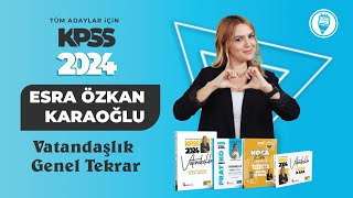 1 KPSS 2024 VATANDAŞLIK GENEL TEKRAR  HUKUKUN TEMEL KAVRAMLARI I  Esra Özkan Karaoğlu [upl. by Anwat]