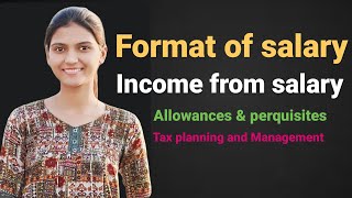 Income from salary Part1  Salary computationTax Planning and Management Income from salary [upl. by Seaton]