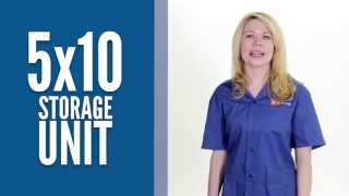 5x10 Storage Unit Size Guide  What Size Storage Unit Do I Need  A1 Self Storage [upl. by Ynos]