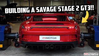 PART 1  BUILDING A SAVAGE STAGE 2 GT3 esmotoruk 911turbo gt3 [upl. by Ahtennek695]