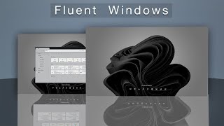 Fluent Windows  Cool Desktop  Files Explorer Customization  Windows 11 Dark Theme [upl. by Madriene490]