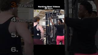 Best gym videos😭 gym gymmemes ranking tiktok [upl. by Nnewg]