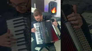 Amer Sain  Improvizatie la acordeon  shorts music live accordion [upl. by Haggar]