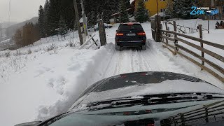 AUDI A6 30 tdi  POV  Snow  OffRoad [upl. by Lenehc]