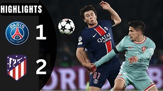 PSG vs Atletico Madrid 12  Goals Highlights  Champions League 2024 [upl. by Aneet]