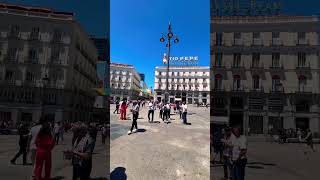 Puerta del sol  Real Madrid celebración world4travel youtubeshortd [upl. by Ahsatsan]