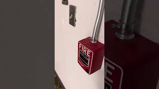 Notifier NFW100x New Installation Fire Alarm Test with Voice EVAC [upl. by Beedon778]