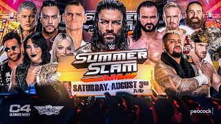 WWE Summerslam 2024 Match Card Prediction  WWE Summerslam Cleveland 2024 Prediction HD [upl. by Anecusa]