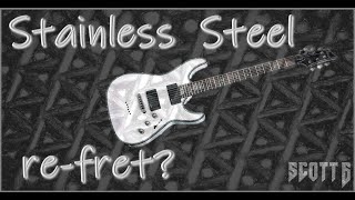 Stainless Steel vs Nickel Frets on Schecter Hellraiser C1 in a Metal context [upl. by Esinal]