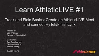 Learn AthleticLIVE 1  Track and Field Basics [upl. by Ellener]