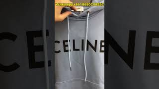 Comfortable wearCELINE COTTON FLEECE LOOSE HOODIE from BOOTSFY shirts shirt celine hoodie [upl. by Thorin]