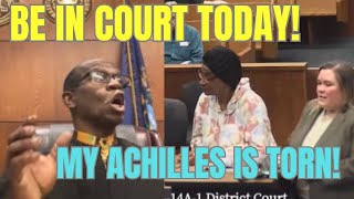 “MY ACHILLES TENDON IS TORN” Defendant Can’t Make It To Court [upl. by Ielirol596]