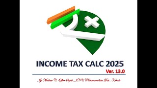 Income tax calculator 2025 Ver 131 [upl. by Romelda]