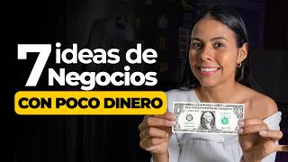 7 NEGOCIOS RENTABLES CON POCO DINERO 😱 [upl. by Neeluj458]