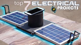 Top 7 Electrical Engineering Projects 2022  DIY Electrical Ideas [upl. by Ailedo]