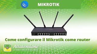 MIKROTIK ITALIA come configurare il routing [upl. by Dulla]