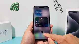 iPhone 15 Pro How to Screen Record With Sound [upl. by Ullman]