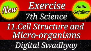 7th science chapter 11 question answer । cell structure and microorganisms। class 7 question answer [upl. by Eppes]